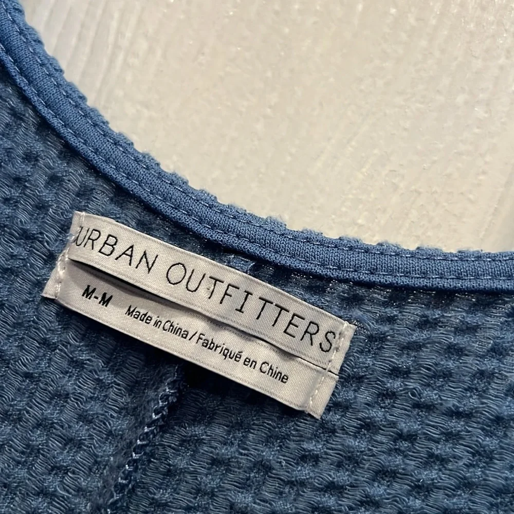 Urban Outfitters UO Marlee Knit Tie Shoulder Romper - Picture 5 of 9